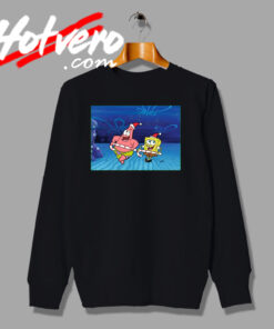 Spongebob And Patrick Christmas Poster Sweatshirt