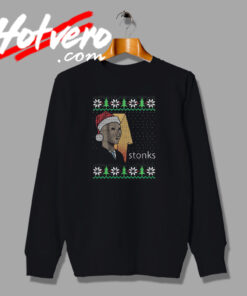 Stonks Christmas Joke Sweatshirt