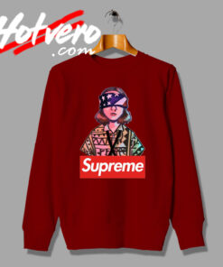 Stranger Things Close Eyes X Supreme Sweatshirt