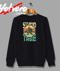 Stupid Tree Bigfoot Golfing Player Sweatshirt