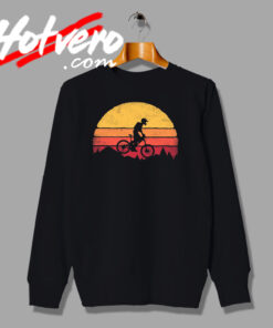 Sunset Mountain Biking Lovers Sweatshirt