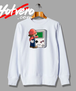 Super Mario Brothers Gameboy Vintage Style Sweatshirt