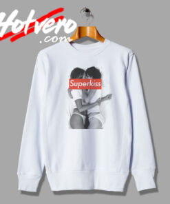 Sweet Super Kiss Girls Sweatshirt