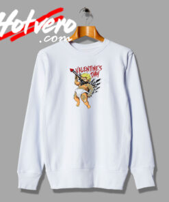Tattooed Cupid Valentines Day Sweatshirt