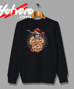 Tattoos Santa Claus Funny Graphic Sweatshirt