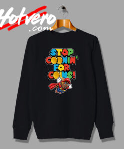 The Action Coonin Super Mario Bros Sweatshirt