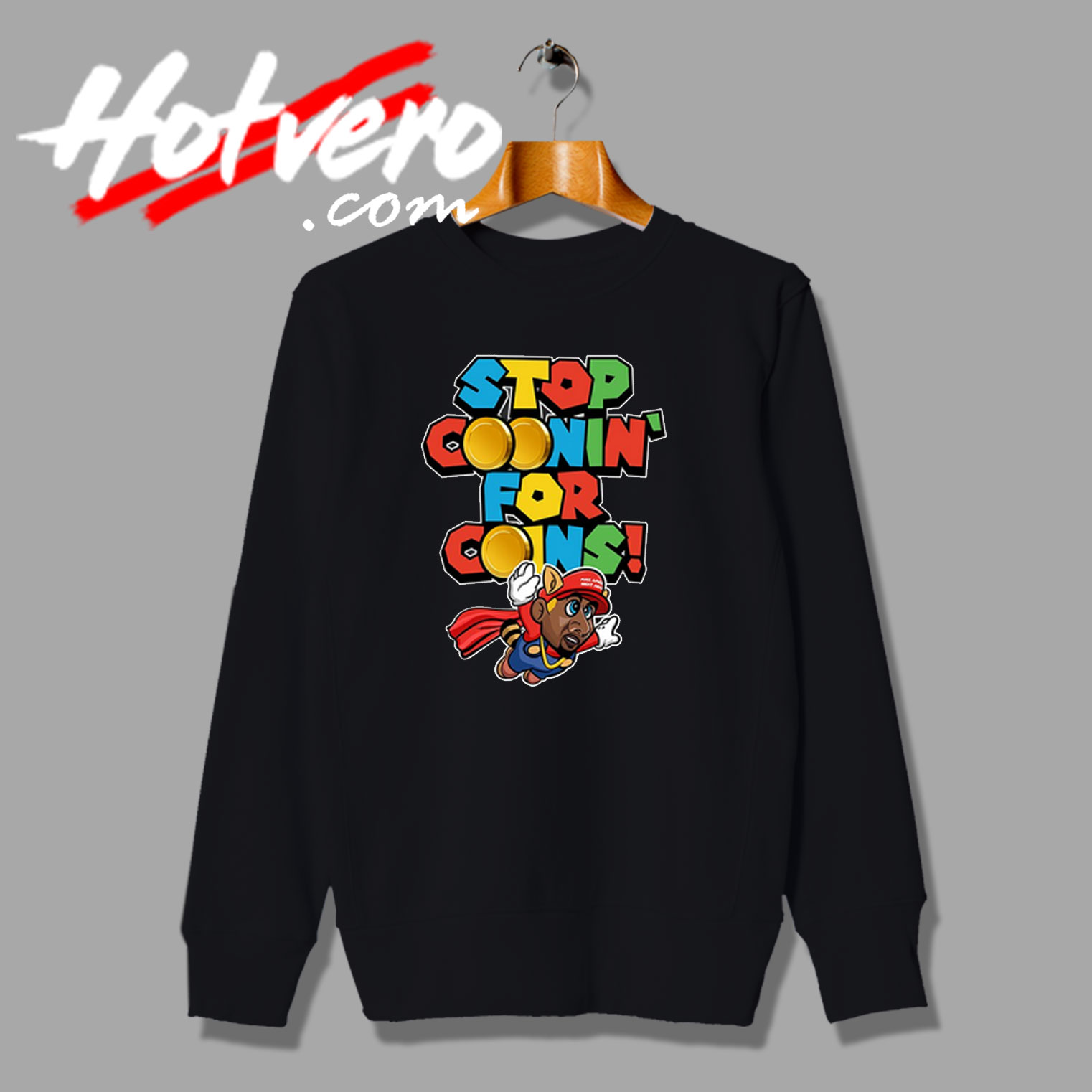 The Action Coonin Super Mario Bros Sweatshirt