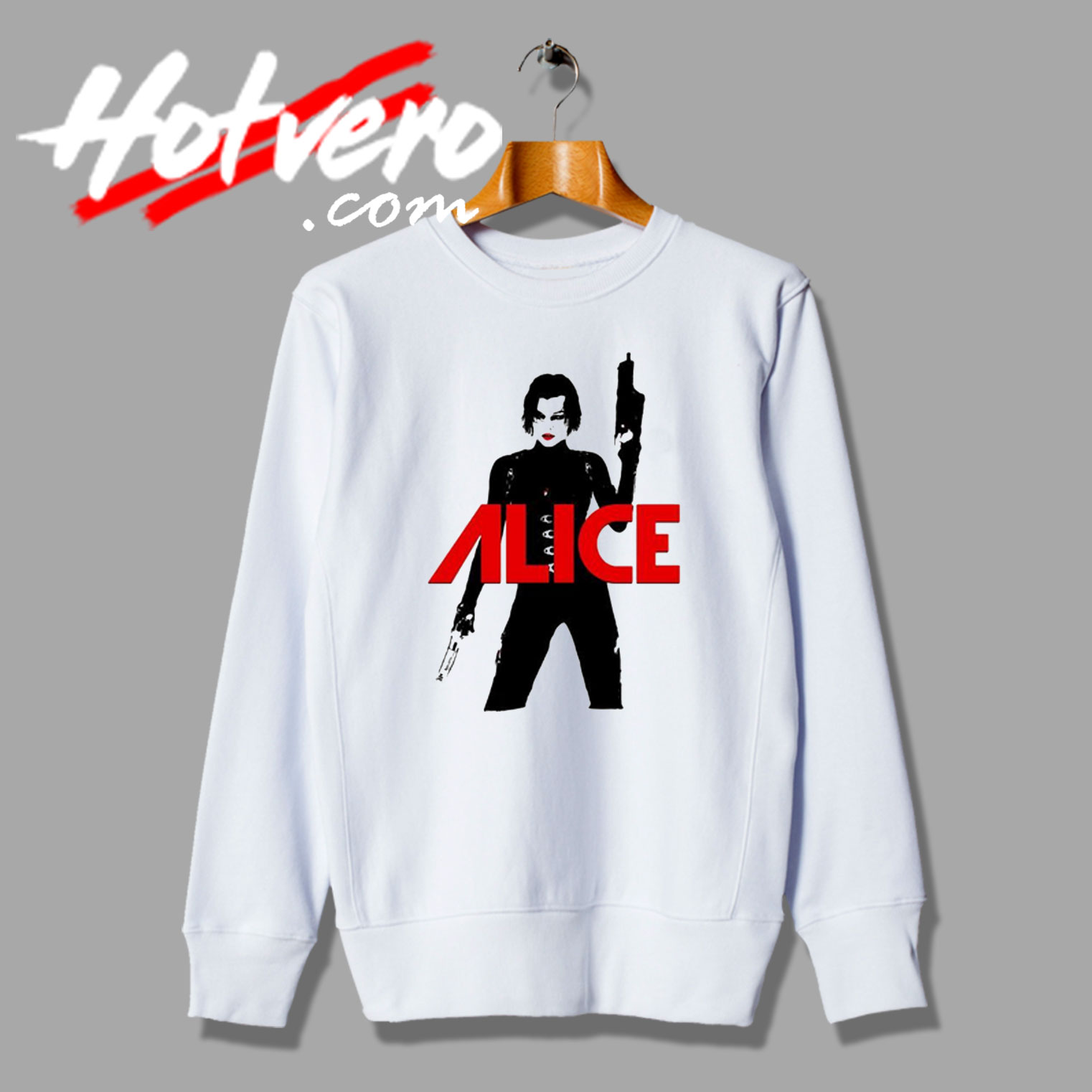 The Action of Alice Zombie Game Sweatshirt