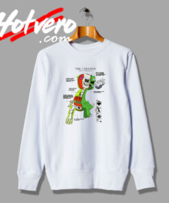 The Creeper Anatomy Skeleton Sweatshirt
