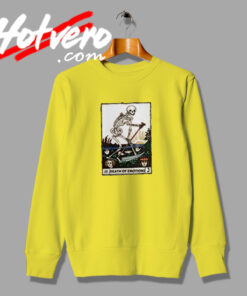The Great Death Of Emotions Card Sweatshirt