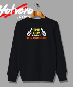 The Guy Behind The Pumpkin Funny Sweatshirt