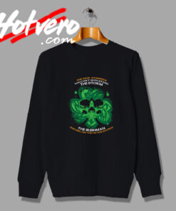 The Irishman Skull Green Leaf Sweatshirt