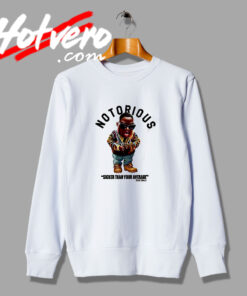 The Notorious Biggie Cartoon Design Sweatshirt