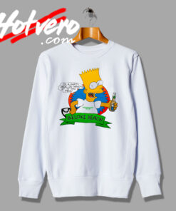 The Simpsons Biloxi Beach Artwork Sweatshirt