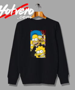 The Simpsons Family Lovers Movie Sweatshirt