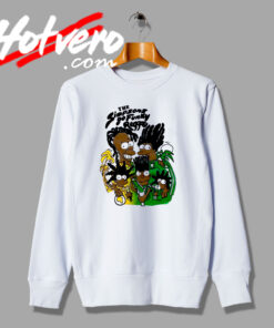 The Simpsons Go Funky Family Cartoon Sweatshirt