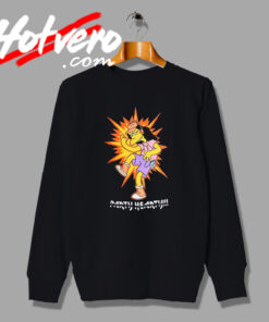 The Simpsons Party Hearty Metal Rules Sweatshirt