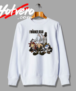 The Warner Dead Looney Tunes With Guns Sweatshirt