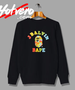 official J. Balvin x Bape Sweatshirt