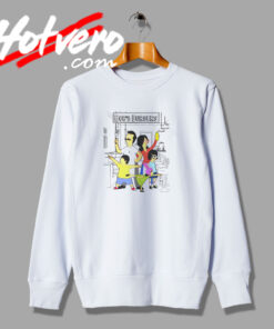 Bobs Burgers Belcher Hero Pose Sweatshirt