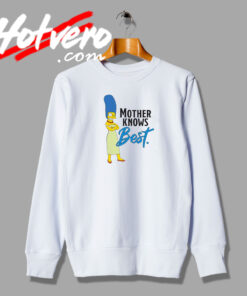 The Simpsons Marge Mother Knows Sweatshirt