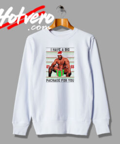 Barry Sitting On A Bed Big Package Christmas Sweatshirt