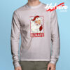 Christmas Santa Behave Whore Long Sleeve Tee
