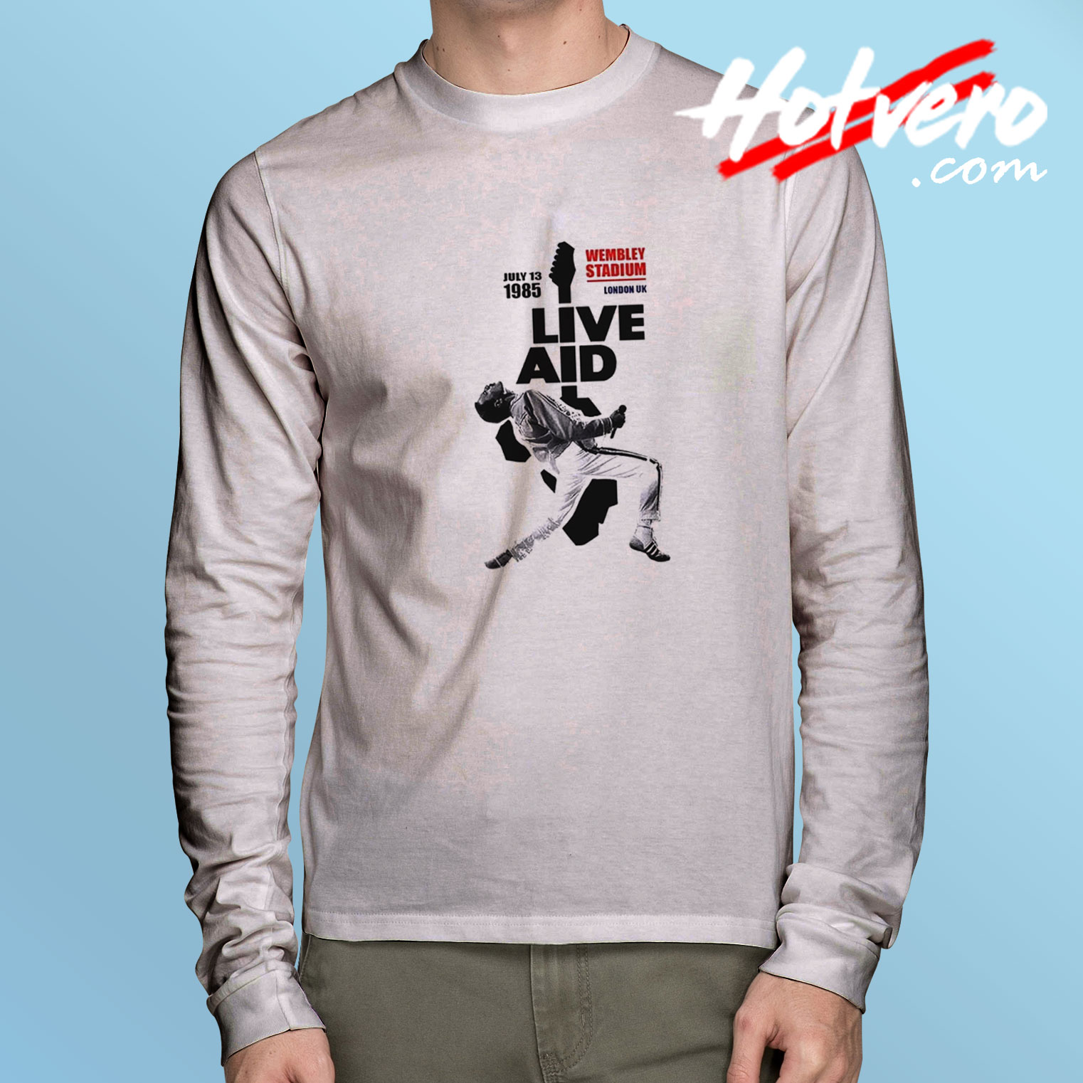 Live Aid Wembley Stadium Long Sleeve Tee