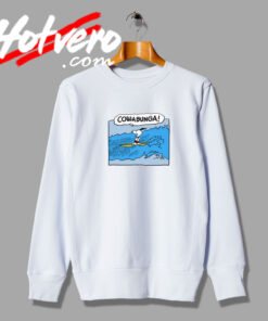 Snoopy Let's Surf Cowabunga Sweatshirt