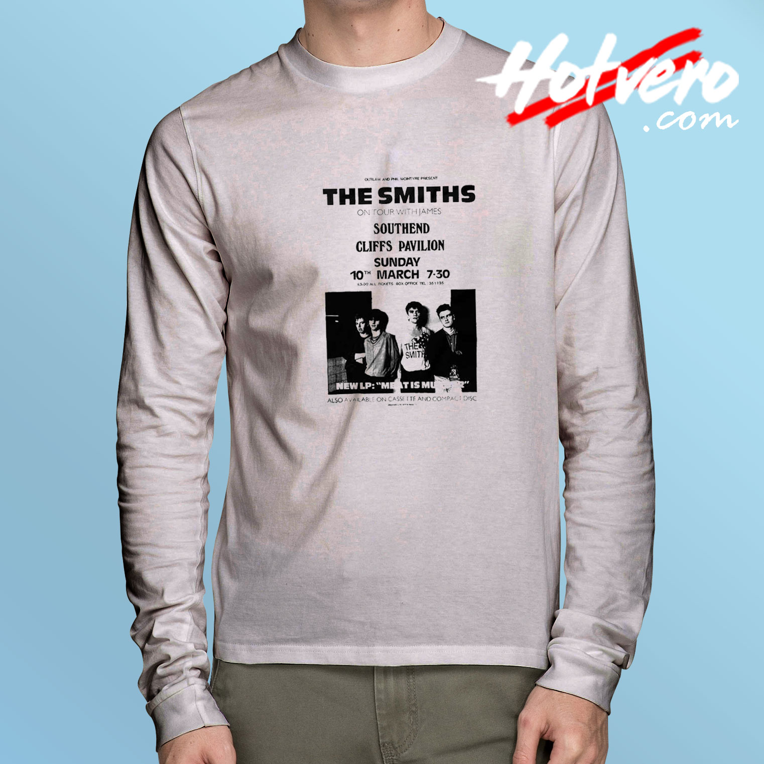 The Smiths On Tour Live Concert Long Sleeve Tee