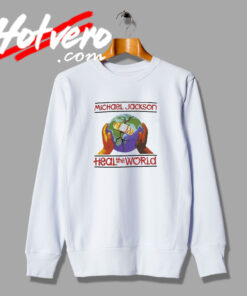 Heal the World Michael Jackson Vintage Sweatshirt