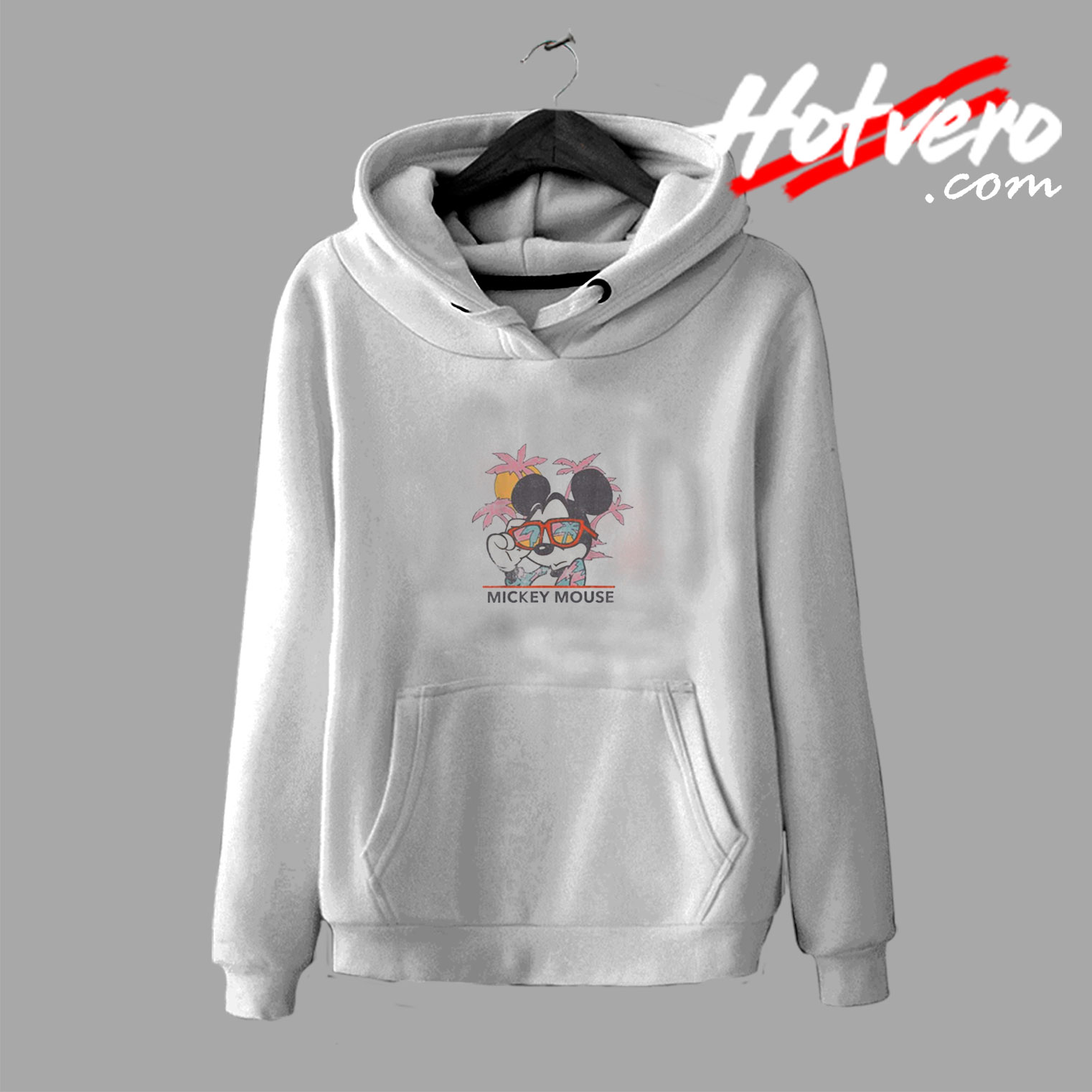 Mickey Mouse Tropical Portrait Hoodie