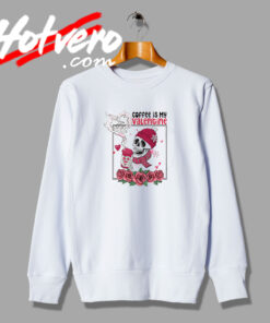 Skull Coffee On Sweet Valentines Day Sweatshirt