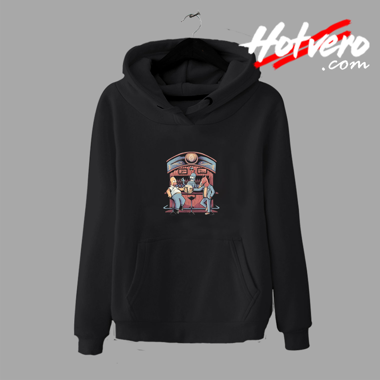 Bart Simpsons Happy Hour Graphic Hoodie