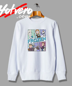 Frozen Characters Funny Sweatshirt