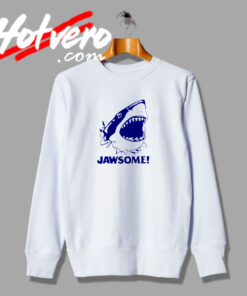 Jawsome Witty Clever Shark Retro Sweatshirt
