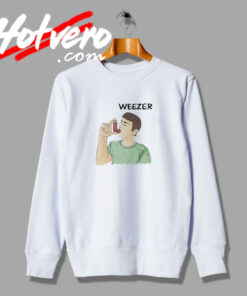 Weezer Man Using Inhalr Sweatshirt