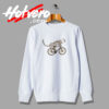 Cheetah on a Bike Artwork Sweatshirt