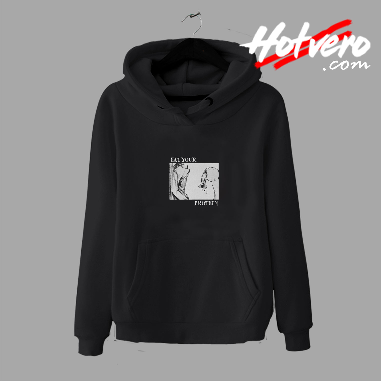 Eat Your Protein Attack On Titan Graphic Hoodie