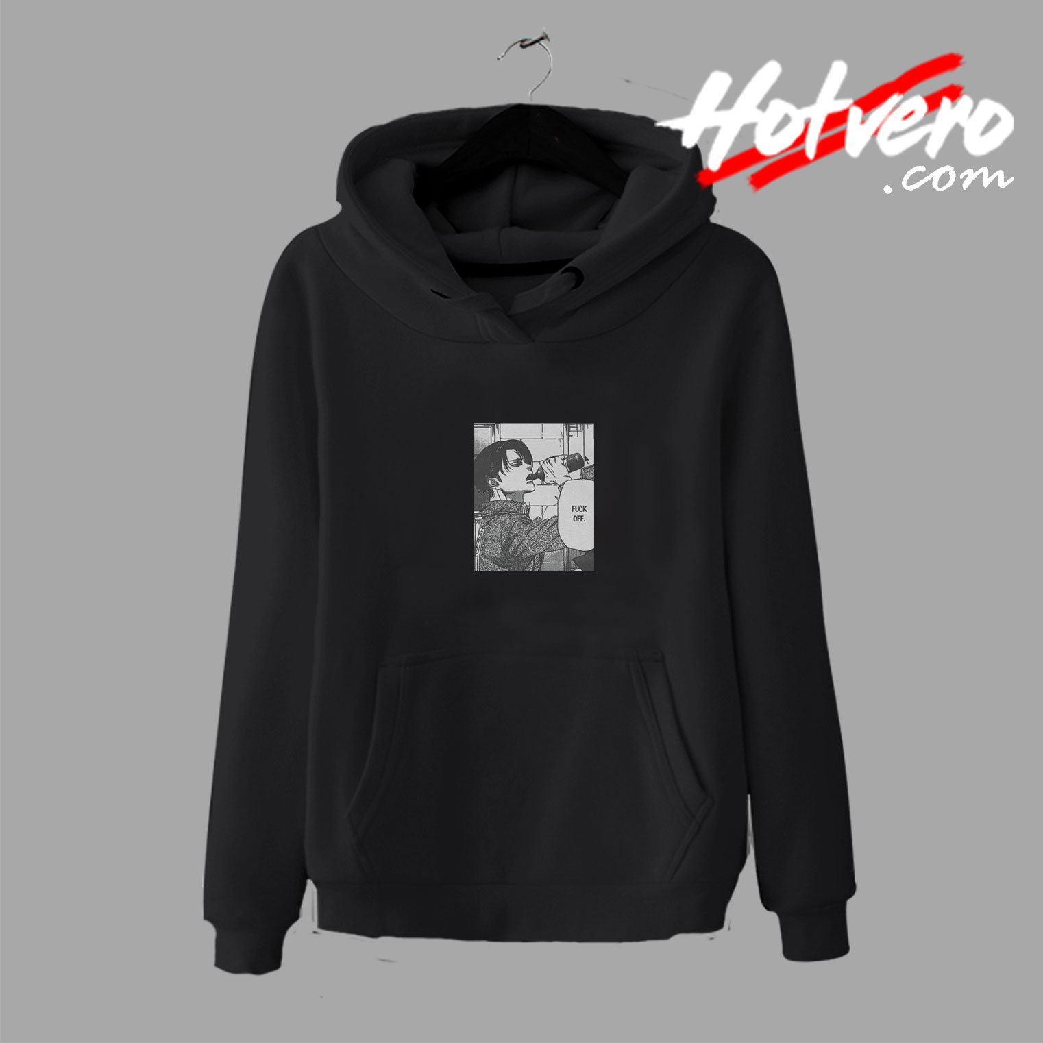 Levi Ackerman Fuck Off Poster Hoodie