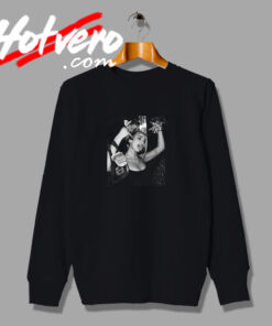 Lipa Black And White Graphic Sweatshirt