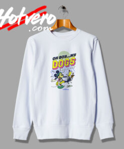 Mickey Oh Boy Dogs Are Barkin Disney Sweatshirt