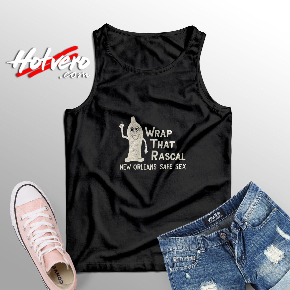 Wrap That Rascal New Orleans Safe Sex Tank Top
