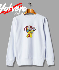 Hot Detective Pikachu Drinking Dr Pepper Sweatshirt