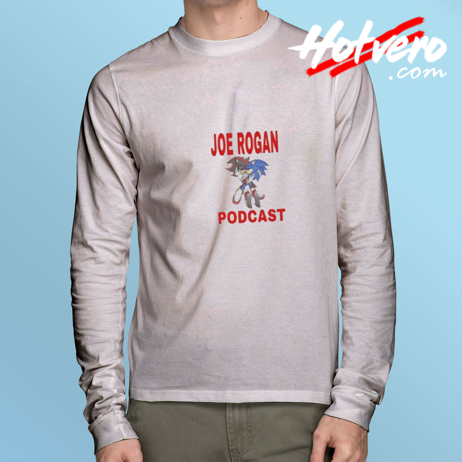 Joe Rogan Podcast Sonic Hedgehog Long Sleeve Tee