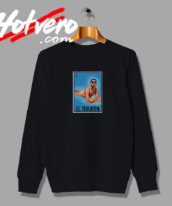 Bad Bunny El Tiburon Loteria Poster Sweatshirt