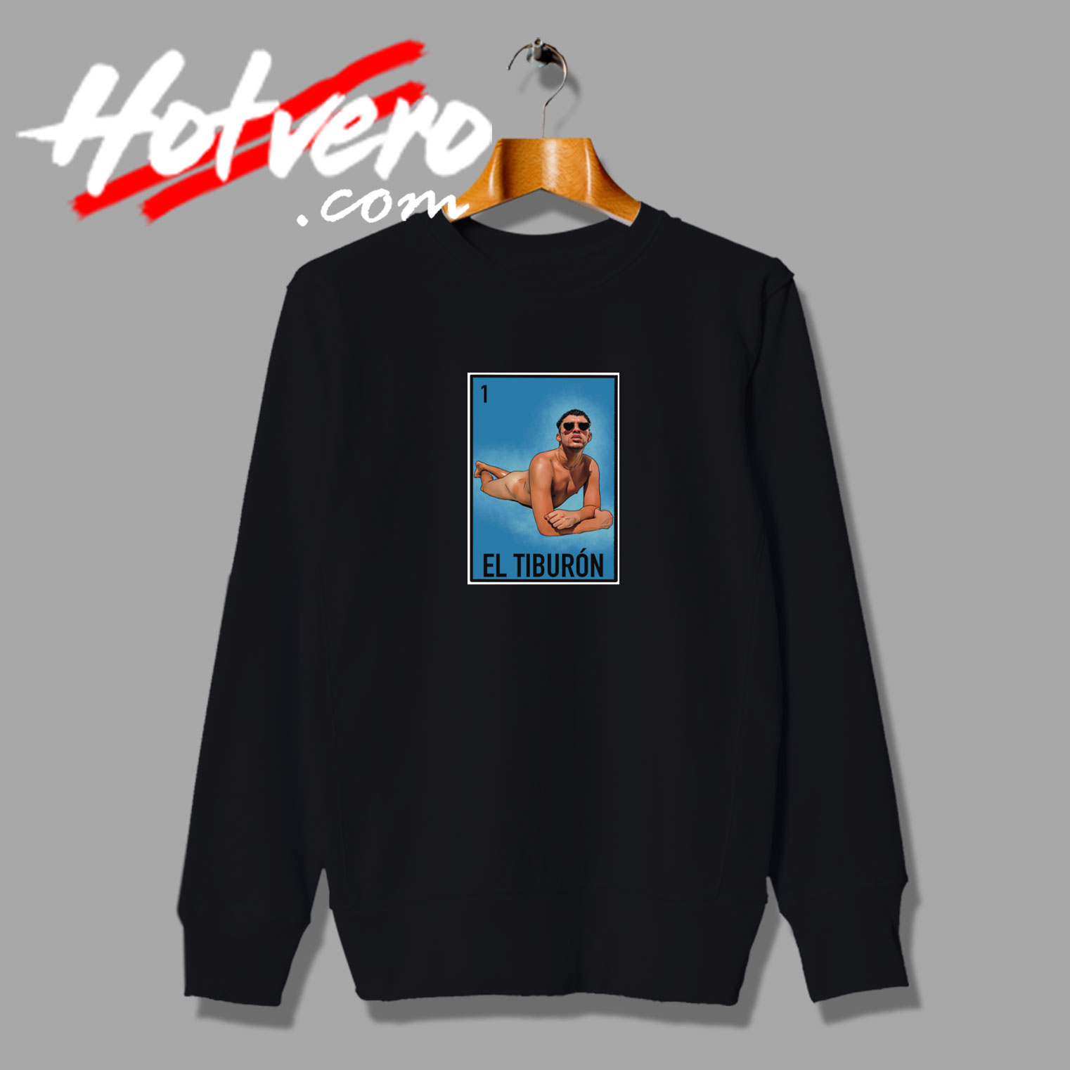 Bad Bunny El Tiburon Loteria Poster Sweatshirt