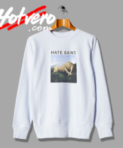 Saint Michael Hate Sheep Artwork Sweatshirt