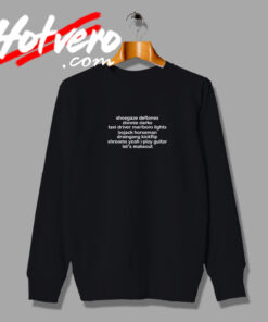 Shoegaze Deftones Donnie Darko Taxi Driver Sweatshirt