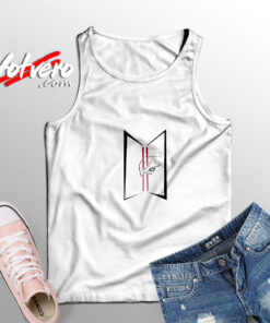 BTS Agust D Red Adult Tank Top